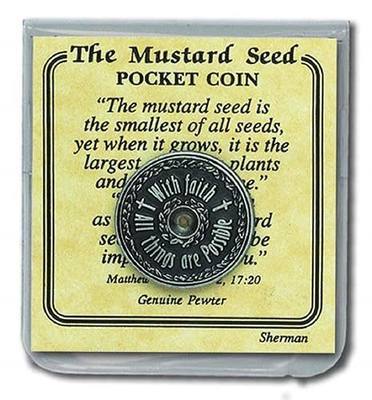 MUSTARD SEED POCKET COIN -PEWT