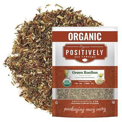 Organic Positively Tea Company, South African Green Rooibos Tea, Loose Leaf, 16 Ounce