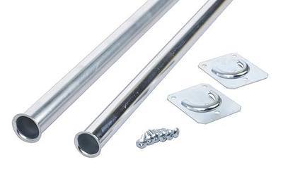 Closet Pro CD-0024-18/30ZC Heavy Duty Adjustable Rod, Silver,18 by 30-Inch, Zinc Plated