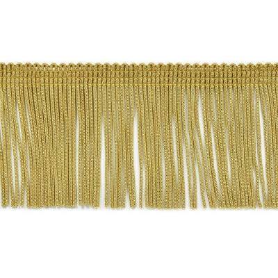 Trims By The Yard 2" Chainette Fringe Trim, Polyester-Made Decorative Fringe Trim, Versatile Fringes for Costumes, Uniforms, Home Decor, and Party Decorations, 5 yards, Gold