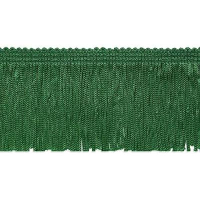 Trims By The Yard 2" Chainette Fringe Trim, Polyester-Made Decorative Fringe Trim, Versatile Fringes for Costumes, Uniforms, Home Decor, and Party Decorations, 5 yards, Emerald
