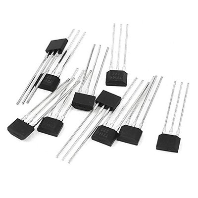 uxcell® 10 Pcs A3144 3 Terminal Sensitive Hall Effect Switch Sensor