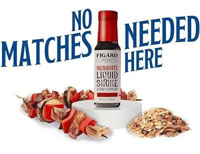 Crystal Louisiana's Mesquite Liquid Smoke & BBQ Marinade, 4 Ounce, Slow Roasted Mesquite Flavor Indoors and Out