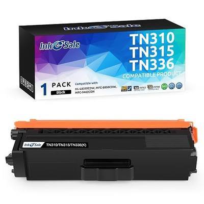 Ink E-Sale Compatible Toner Cartridge Replacement for Brother TN336 TN315 TN310 TN331(Black, 1-Pack), for use with Brother HL-L8350CDW HL-4150CDN MFC-L8850CDW MFC-9970CDW MFC-L8600CDW Printer | High Yield, TN331 TN310 BK for HL-L8350CDW HL-4150CDN HL-L8350CDWT MFC-L8850CDW MFC-9970CDW MFC-L8600CDW P