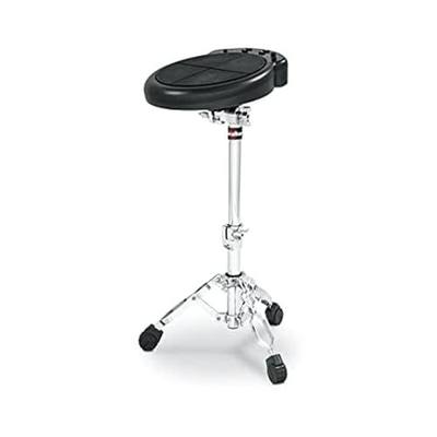 Gibraltar 6000 Series Mini Electronic Drum Module Stand, Double-Braced Stand with Adjustable Grabber, Memory Lock, and 18"–27" Height Range for Seated Electronic Drum Setups (6706-E)