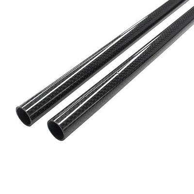 ARRIS 6mm x 8mm x 330mm Carbon Fiber Tube, 330mm Length Glossy Surface 3K Roll Wrapped 100% Pure Hollow Carbon Fiber Rods for Quadcopter Multicopter 2PCS