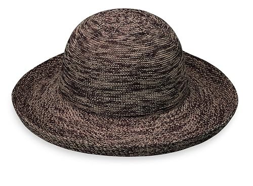 Wallaroo Hat Company Women’s Victoria Sun Hat – Ultra-Lightweight, Packable, Modern Style, Designed in Australia, Mixed Black