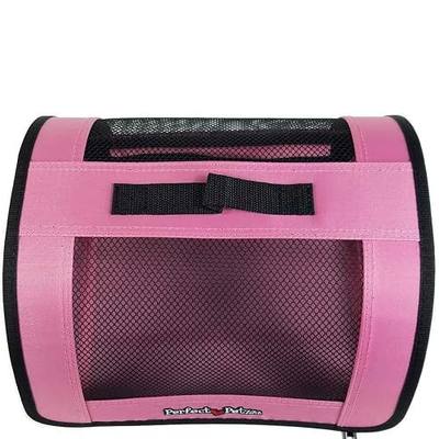 Perfect Petzzz Tote for Lifelike Stuffed Interactive Pet Dogs and Cats, Nylon and Mesh Toy Carrier for Pet Animals, Zippered Carrying Case Accessory (Pink)
