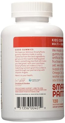 SmartyPants Kids Complete Delicious Multivitamins Gummies 120 ea