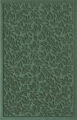 American Floor Mats Fall Day Designer Evergreen 3' x 7' Entrance Floor Mat with Gripper Backing