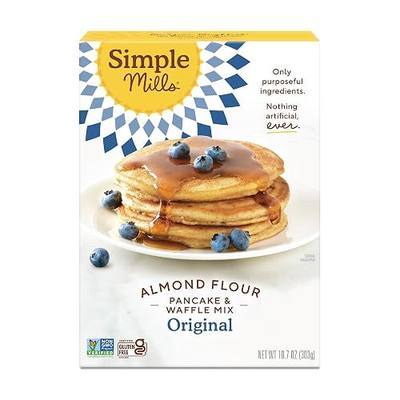 Simple Mills Almond Flour Pancake & Waffle Mix, Original - Gluten Free, Plant Based, Paleo Friendly, Breakfast 10.7 Ounce (Pack of 1)