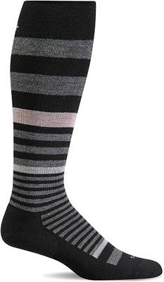 Sockwell Women's Orbital Stripe Moderate Graduated Compression Sock