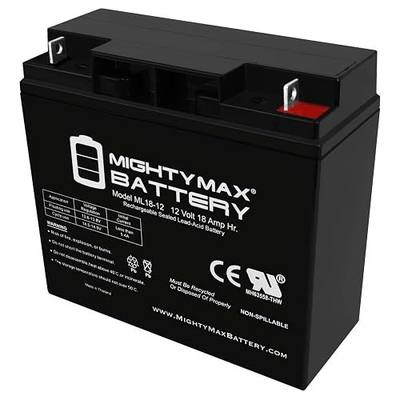 Mighty Max Battery 12V 18AH SLA Battery for DR Field and Brush Mower