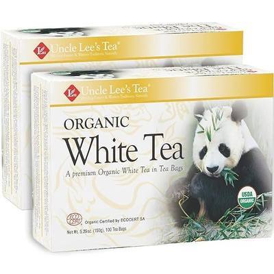 Legends of China Organic White Tea 100 Bags (Pack of 2)