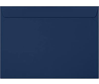LUXPaper 9 x 12 Booklet Envelopes | Navy Blue | 80lb. Text | 50 Qty