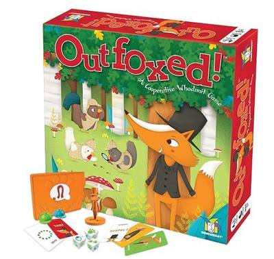 OUTFOXED, A CLASSIC WHO DUNNIT GAME FOR PRESCHOOLERS, 4 players