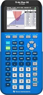 Texas Instruments TI-84 Plus CE Blueberry Graphing Calculator