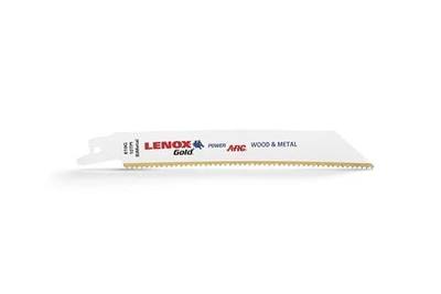 Lenox 6In 10 Tpi Gold Power Arc Curved Reciprocating Saw Blade 5 Pk.