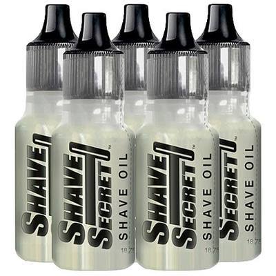 Shave Secret Shaving Oil - The Best Shave Ever! 18.75Ml (5 Pack)