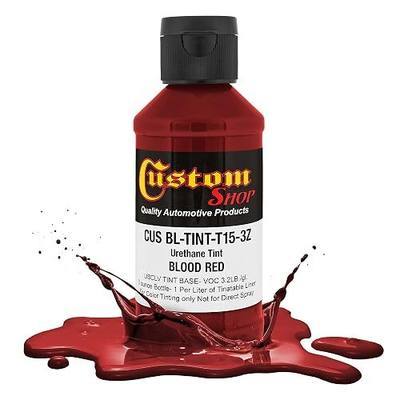 Custom Coat 3 Ounce (Blood Red Color) Urethane Tint Concentrate for Tinting Truck Bed Liner Coatings - Proportioned for Use in Most Tintable Bedliner and Epoxy Resins
