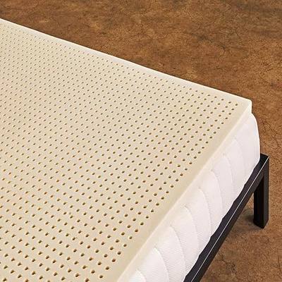 Pure Green Natural Latex Mattress Topper - Firm - 2 Inch - King Size (GOLS Certified Organic)