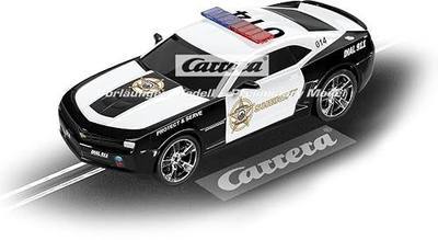Carrera GO 2015 Chevrolet Camaro ZL1 Sheriff 1:43 Scale Analog Slot Car | Compatible with all Carrera GO electric & battery race tracks, 1:43 scale, analog slot car toy, replacement or expansion car