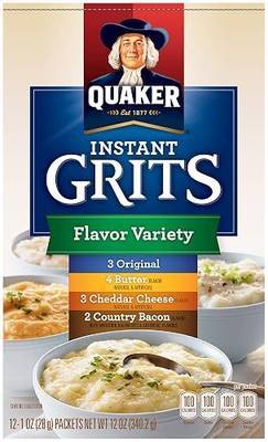 Quaker Instant Grits Variety Pack, 12 Oz
