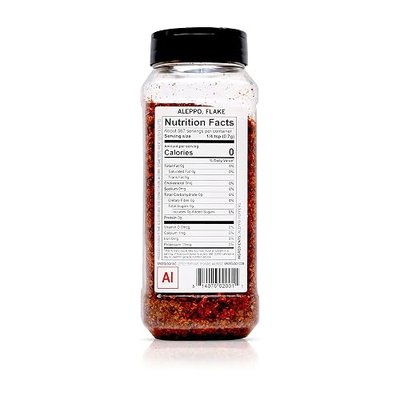 Spiceology Aleppo Pepper Flakes, 14 oz | Dried Ground Aleppo Pepper, Chiles, Bulk Spices and Seasonings