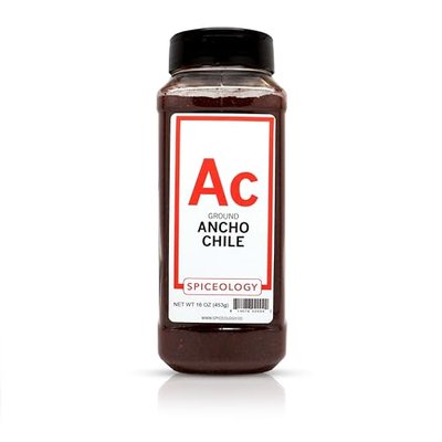 Spiceology - Ground Ancho Chile - Ancho Chili Pepper Powder - 16 ounces