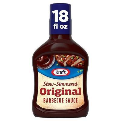 Kraft BBQ Sauce, Original Slow-Simmered Barbecue, 18 oz Bottle