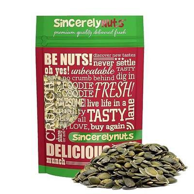 Sincerely Nuts Pumpkin Seeds (Pepitas) Unsalted No Shell (5lb bag)| Delicious Natural Superfood Snack | Great Source of Vitamins & Minerals Including Zinc & Magnesium | Kosher, Vegan, Gluten Free