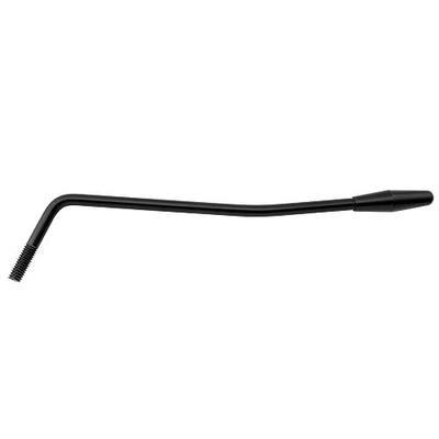 Musiclily Basic Steel 6mm Threaded-In Tremolo Arm Whammy Bar M6 Trem Arm for Strat Style Electric Guitar,Black with Black Tip