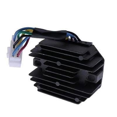 HOLDWELL 12V Voltage Regulator Rectifier 15531-64603 Compatible with Kubota ZD18 ZD21 ZD25 K008 K008-3 KH007 KH35 KH41 KH61 1822D 718D 721D 721G RTV500 Yanmar 186D 1983 YM122 YM126 YM140 YM142 YM14