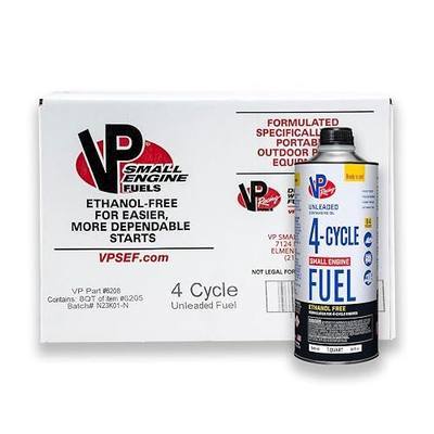 VP Racing Fuels 6205 SEF 4-Cycle Small Engine Fuel, Contains No Oil, Quart (8 Pack)