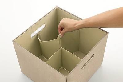 Rubbermaid 1812398 Bento Storage Box with Flex Dividers