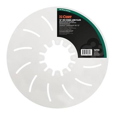 CURT 16722 5th Wheel Hitch Lube Plate, 12-Inch Diameter
