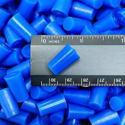 High Temp Masking Supply .343" x .437" (11/32 x 7/16) Silicone Rubber Plugs - Tapered Stoppers for Powder Coating, Painting, Automotive, Crafts, DIY - Non-Toxic, Flexible, Reusable STP106 (50 Pack)