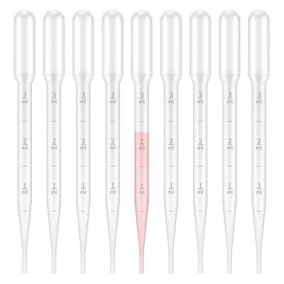 KINGLAKE Plastic Transfer Pipettes 3ML,Essential Oils Pipettes,Graduated,Pack of 100, Makeup Tool