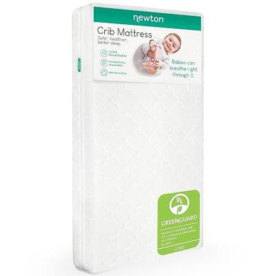 Newton Baby Crib Mattress & Toddler Bed, Breathable & Washable - White