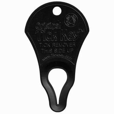 The Original Tick Key - Tick Detaching Device - Portable, Safe and Highly Effective Tick Detaching Tool (Black)