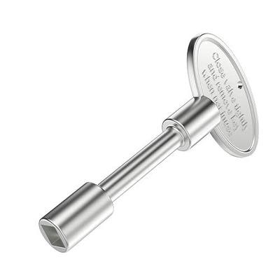 onlyfire Universal 3 Inch Gas Valve Key for Gas Fire Pit and Fireplace | Chrome Replacement Gas Key Fits 1/4" and 5/16" Turn Ball Valve Stems, Propane/Natural Gas, Indoor/Outdoor