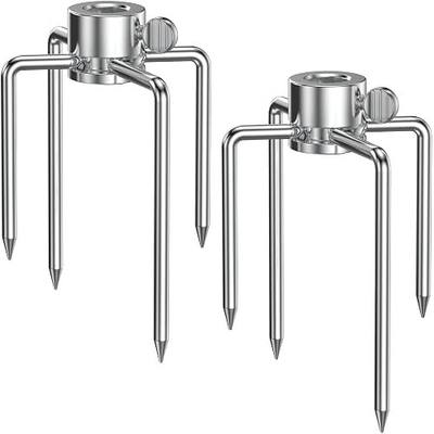 Onlyfire 6003 Grill Rotisserie Spit Meat Forks(1-Pair) Replacement-Fits 1/2-Inch hexagon & 3/8-Inch and 5/16-Inch square Spit Rods