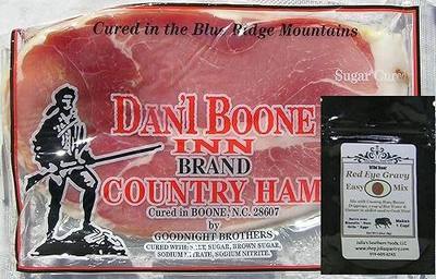 Dan'l Boone Country Ham 8oz package with Red Eye Gravy Sample