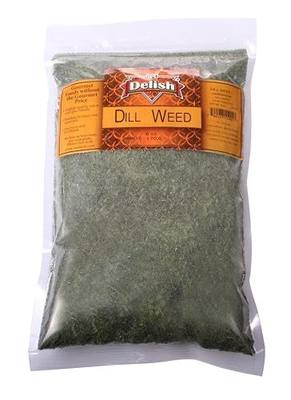 Dried Dill Weed by Its Delish, 1 lb (16 Oz) Bulk Bag, Premium All Natural Fresh Dry Dill Spice Herb to Season Soups, Fish, Chicken, Salad Dressing, Dips - Gourmet Kosher Spices Seasoning and Herbs