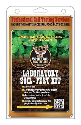 Whitetail Institute Laboratory Soil Test Kit, Ensures The Most Successful Deer Food Plot Possible, Professional Consultation Included, Receive Results Within One Week