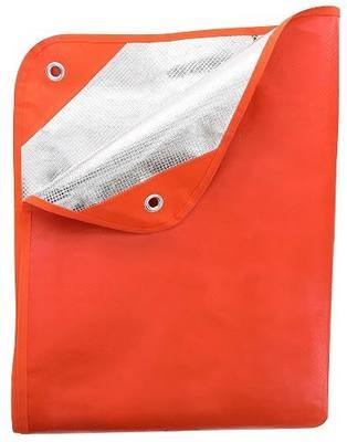 ust Survival Blanket/Tarp 2.0 with Windproof and Waterproof Material for Emergency, Camping, Hiking and Outdoors