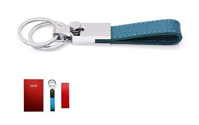 Mehr(TM Premium Detachable Leather Keychain - Elegant Valet Key Chain