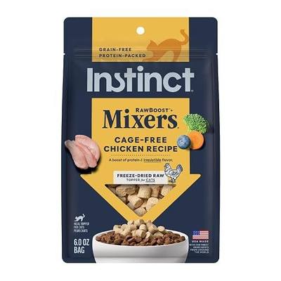 Instinct Raw Boost Mixers Freeze Dried Raw Cat Food Topper, Grain Free Cat Food Topper 6 Ounce (Pack of 1)