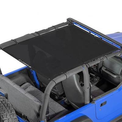 Alien Sunshade Jeep Wrangler TJ Bikini Top 1996-2006 & YJ 1987-1995 | Jeep wrangler tj accessories, jeep sun shade top, blocks UV wind & noise, easy install