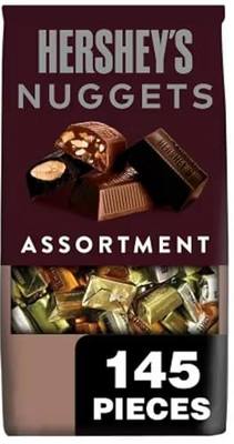 Hershey's Nuggets Chocolate-Assortment 145pcs -52 Oz Bag
